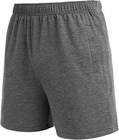 Shorts de bain personnalisés pour hommes en toile 100 % coton, taille mi-haute élastique, respirants, athlétiques, avec poches latérales à boutons-pression détachables, post-chirurgie