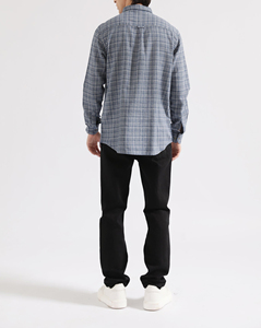 Camisa de Vestir Casual para Hombre, Doble Botonadura, Manga Tres Cuartos, Estampado de Dibujos Animados, 100% Algodón Satinado, Diseño Personalizado ODM, Precio al por Mayor - Product Image 3