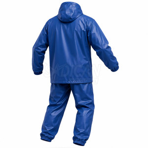 Outdoor Workwear Apparel <b>Rain</b> Suit Waterproof <b>Lightweight</b> <b>Jacket</b> And Pants Set For Fishing Camping Hiking And Travel - Product Image 2