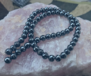 Perles de diamant moissanite noires de 10 mm, taille AAA, perles moissanite faites à la main - Product Image 4