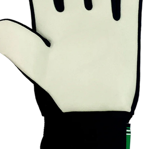 Trending Football Goalkeeper Gloves <b>Full</b> Finger Non <b>Slip</b> Breathable PU Leather Unisex Hook And Loop Closure White Green - Product Image 2