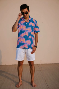 Camisas Hawaianas Florales Personalizadas al por Mayor para Hombre, Camisas de Playa Tropicales de Manga Corta con Botones para Verano - Product Image 3