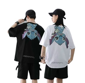 Logo personnalisé 100% coton épaule tombante Streetwear graphique surdimensionné t-shirts pour hommes - Product Image 4