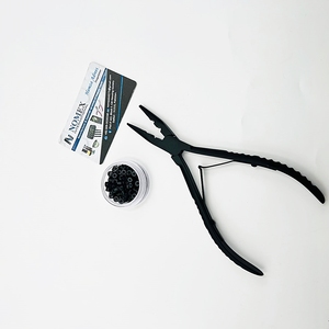 ORHA INTERNATIONAL Pince à extensions capillaires en acier inoxydable, outil professionnel pour l'installation et le retrait à usage commercial - Product Image 4