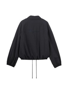 Unisex Black <b>Racer</b> <b>Jacket</b> Zipper Closure Turn down Collar Casual Windproof Polyester Material Short Length Loose Fit Autumn - Product Image 2