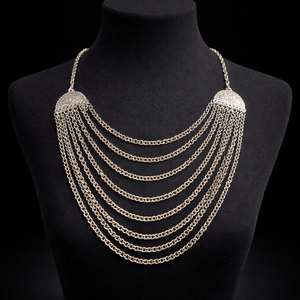 Expositor de Collares Hecho a Mano con Cordón de Hilo, Busto Profesional para Exhibición de Joyería en Vitrinas y Fotografía Comercial - Product Image 6