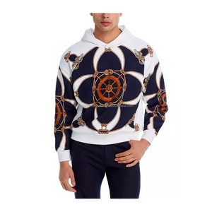 Sudadera con Capucha Unisex con Estampado Náutico, 100% Algodón, Transpirable, Corte Regular, Estilo Invernal - Product Image 1