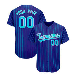 Maillots de baseball personnalisés pour jeunes avec logo et nom sur mesure, rayures personnalisées, sublimation, vente en gros, vêtements de baseball et softball - Product Image 5