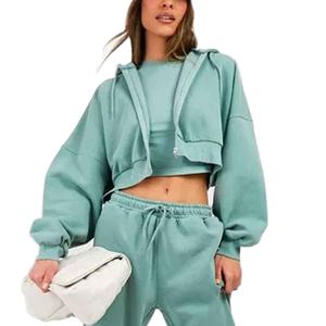 Ensemble d'été pour femme, t-shirt en coton respirant de couleur unie et pantalon à cordon de serrage, confortable pour un usage quotidien, très vendu - Product Image 1