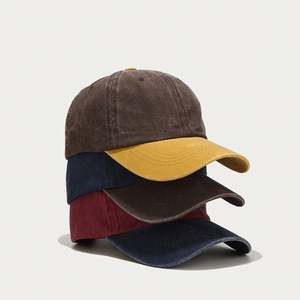 Gorra de béisbol retro con visera curva y bordado lavado, suave, para mujer, protección solar para exteriores - Product Image 3