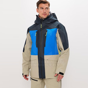 Veste de ski d'hiver de haute qualité avec matériau léger, design respirant à capuche pour une utilisation en extérieur, logo sur le devant - Product Image 2