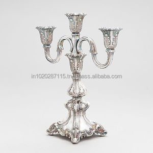 Candelabro de aluminio decorativo funcional perfecto para iluminación de mesa de comedor decoración romántica y ceremonias - Product Image 5