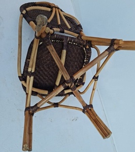 Chaise de jardin en rotin tissé à la main chaise de patio en osier extérieur siège extérieur en rotin fait à la main chaise de jardin en rotin de Style Boho - Product Image 4