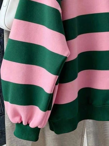 เสื้อฮู้ดดี้คอกลมพิมพ์ลายสีสันสดใสสำหรับผู้หญิง แบรนด์ส่วนตัว ขายส่ง คุณภาพสูง ผ้าฝ้าย 100% ซักได้ ประดับคริสตัล รับผลิตแบบ OEM/ODM - Product Image 4
