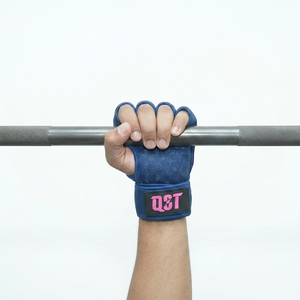 Premium Synthetic Cross <b>Training</b> <b>Gloves</b> Half Finger Wrist Support Weightlifting Gym Workout Custom Logo OEM ODM For Unisex Use - Product Image 3