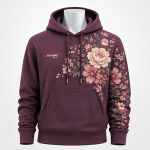 Premium Quality Men's Embroidery Hoodie With Soft Fabric Comfortable Fit Durable <b>Stitching</b> And Stylish Design For Casual Wear - Product Image 1