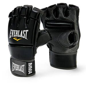 Gants de boxe/mma EVERLAST professionnels personnalisés à demi-doigts pour cardio et kickboxing - Product Image 1
