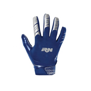 2023 nueva llegada diseño personalizado agarre Palma y cuero moderno Unisex fútbol receptor guantes con Material de alta calidad - Product Image 2