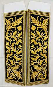 Custom Shoulder Badge Epaulettes Embroidered Rank Boards Personalized Uniform Shoulder Marks with Gold <b>Silver</b> Braid - Product Image 3