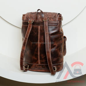 Nouvel arrivage de sac à dos chaud en cuir de vachette usiné à la main de créateur occidental sac à dos durable en cuir véritable de haute qualité pour femmes - Product Image 5