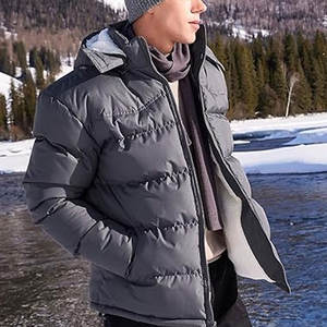 Veste matelassée durable avec design coupe-vent pour les activités de plein air, veste d'hiver - Product Image 3