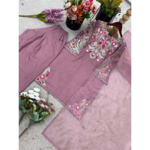 Women's Beautiful <b>Top</b>-Bottom and Fancy Dupatta Set for Parties - Product Image 5