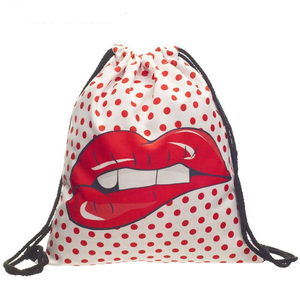 Bolsa con cordón multicolor con logotipo personalizado, bolsas promocionales confiables reutilizables de poliéster ligero de alta durabilidad - Product Image 6