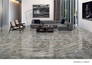 Baldosa de Porcelana Esmaltada Pulida de Alto Brillo de 600x1200 mm, Solución para Pisos y Paredes Interiores de Gran Dimensión para Proyectos Modernos - Product Image 2