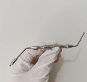 1 pièce Outil dentaire à double tête pour implants dentaires, jauge de profondeur gingivale, règle de mesure gingivale, sonde profonde - Product Image 2