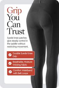 Pantalones de Montar para Hombre, Estilo 2026, con Asiento Completo, Mezcla de Spandex de Alta Calidad, Tejido Transpirable y Resistente, para Equitación - Product Image 2