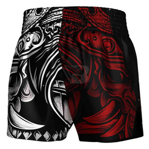 Pantalones Cortos Clásicos de MMA y Boxeo, Sublimados, para Entrenamiento Cruzado y Combate, para Muay Thai - Product Image 2