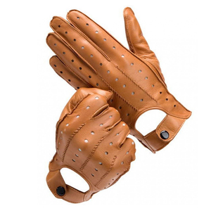 Gants de vélo en cuir longueur poignet, respirants, non doublés, style décontracté pour usage quotidien, sport, fête, été, automne - Product Image 3