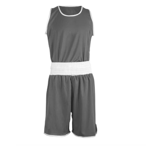 Ensemble d'uniformes de boxe réversibles unisexes 2 pièces Haut/Culotte Entraînement adulte MMA/Kickboxing Arts martiaux - Product Image 1