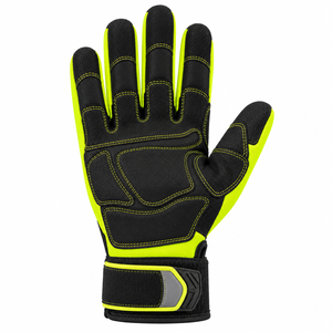 Gants de travail mécaniciens anti-vibration personnalisés, protection des mains contre les chocs, compatibles avec les écrans tactiles, sans doigts, OEM - Product Image 2