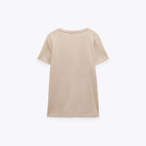 T-shirt Tendance Confortable à Manches Courtes Style Urbain Chic OEM 2026 – Coupe Classique Décontractée Moderne pour Tous les Jours à Prix Abordable - Product Image 2