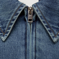 Veste en jean tissée oversize pour femme, respirante, coupe ample, décontractée, mélange de coton, hiver, vêtements personnalisés, OEM ODM, usine en gros