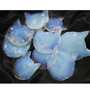 Carving crystal <b>opal</b> cat head - Product Image 1