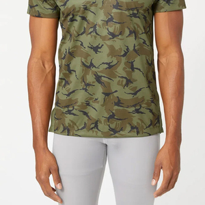 เสื้อยืดทางการระบายอากาศสำหรับผู้ชายพิมพ์ลายสี - Product Image 2