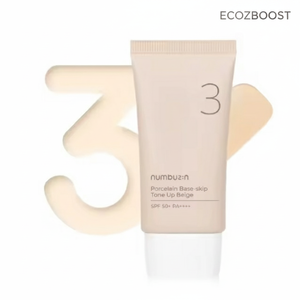 [เครื่องสำอางเกาหลี] รองพื้นหมายเลข 3 พอร์ซเลน เบส-สกิป โทนอัพ เบจ 50 มล. - ขายส่งเครื่องสำอางเกาหลี - Product Image 1