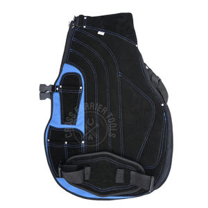 Delantal de Herrador Profesional con Cinturón Ajustable, Hebilla de Acero, Apertura con una Mano, Delantal Largo, Malla Transpirable, Bolsillos para Cuchillos, Imán para Clavos - Product Image 1