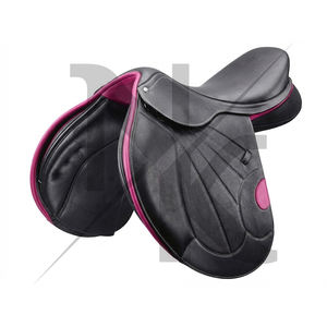 Silla de montar inglesa de contacto cerrado de cuero 100% genuino, superventas, para salto y doma, con conjunto de aparejos. Productos de carreras de caballos ingleses de la India. - Product Image 3