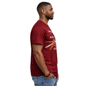 Camiseta con el Logotipo de la Liga Kappa Alpha Psi, Color Granate, Ropa de Fraternidad Griega con Diseño Clásico, Comodidad Premium y Ajuste Elegante - Product Image 3