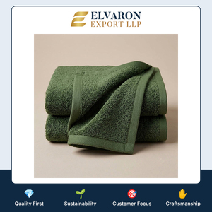 Serviette de bain en coton peigné de haute qualité, serviette en tissu éponge doux, séchage rapide pour hôtel, maison et salle de bain - Product Image 6