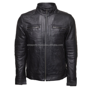 2025 OEM Original noir veste en cuir de vachette pour hommes bas quantité minimale de commande hiver mode grande taille veste imperméable chauffée Double face - Product Image 4