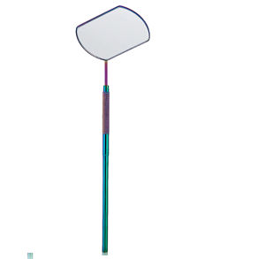 Espejo de Mano para Extensiones de Pestañas, Espejo de Acero Inoxidable para Extensiones de Pestañas - Product Image 1