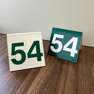 Engraved Number Tent Sign - <b>Easel</b> <b>Table</b> Numbers for Events or Restaurants - Product Image 3
