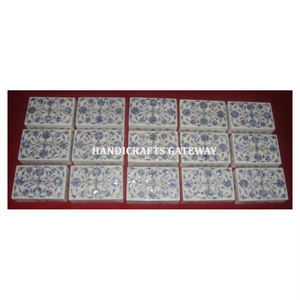 Produit indien fabriqué en boîtes de marbre nacré vert Production à forte demande de boîte à bijoux en marbre nacre - Product Image 2