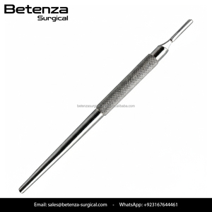 ด้ามมีดผ่าตัดไมโครเบลด รุ่นที่ 3 แบบปลายมน ทำจากสแตนเลสเกรดพรีเมียม สำหรับการผ่าตัดทั่วไป - Product Image 3