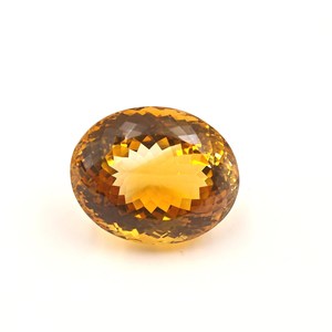 Natural Citrine Loose Gemstone Oval Brilliant Faceted Stone Color Play/<b>Fire</b> Yellow Orange Jewelry Making 73.10 CT + - Product Image 1