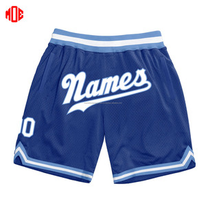 Pantalones cortos de baloncesto sólidos de verano personalizados de alta calidad para hombre, malla de doble capa para transpirabilidad, tejido, patrón sólido, calle principal - Product Image 4